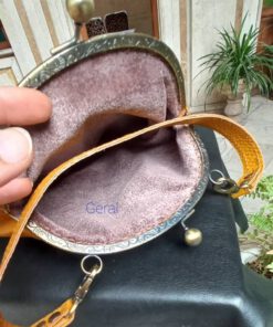 کیف چرم دستدوز زنانه